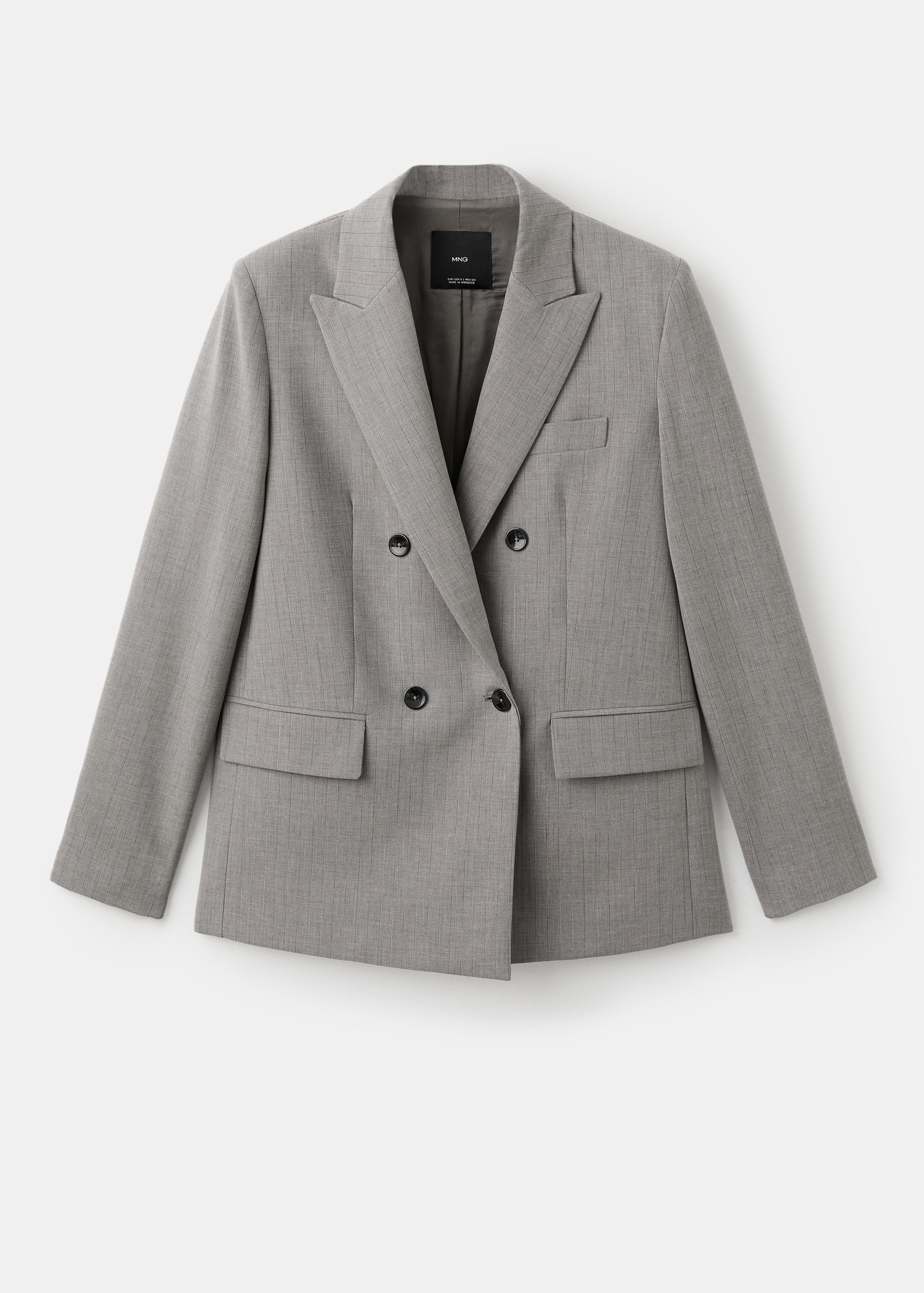 Double-Breasted Wool Blend Blazer - Women | Mango United Kingdom