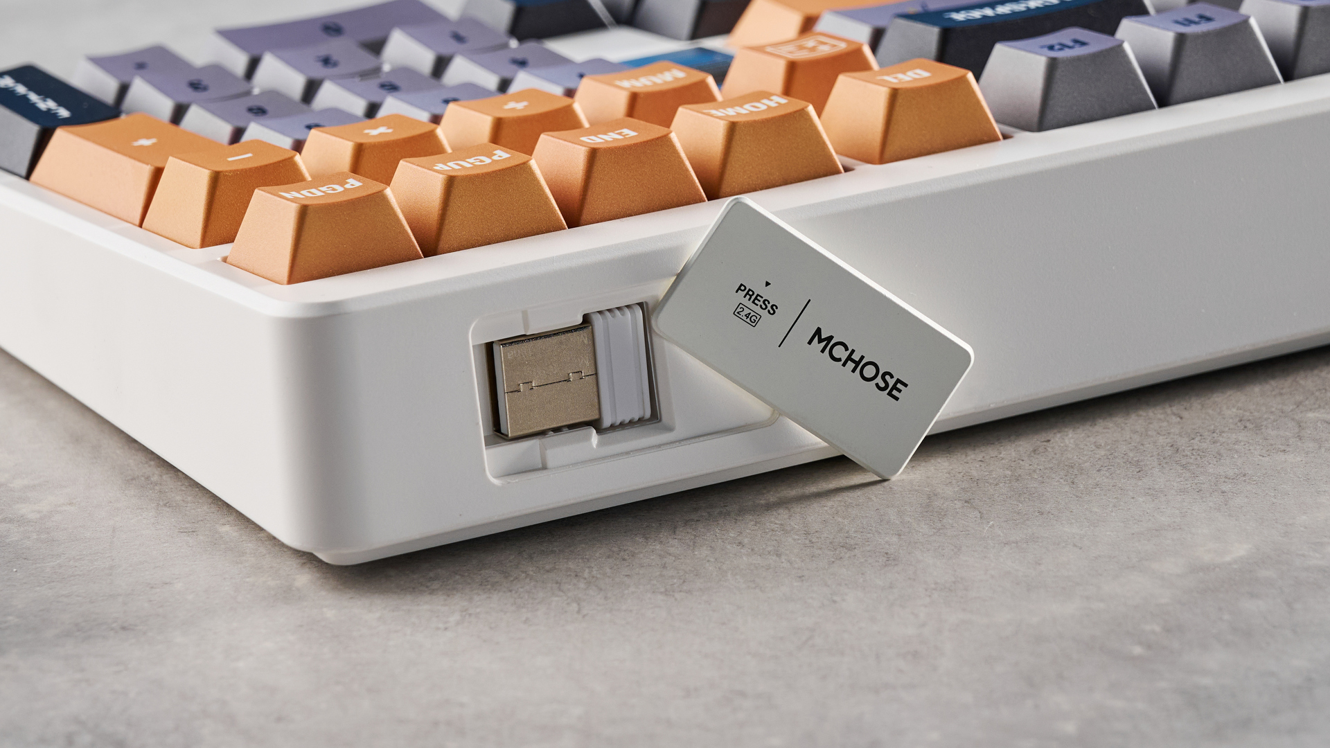A retro-inspired McHose x Unbox Therapy UT98 mechanical keyboard