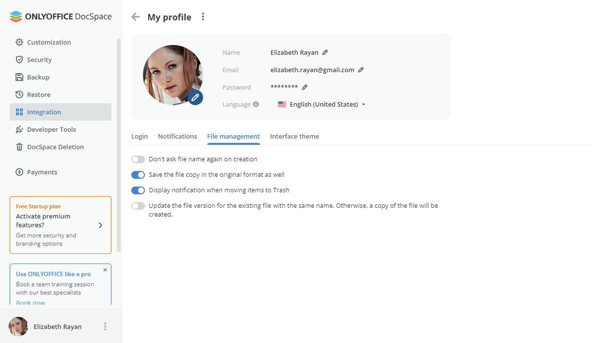 ONLYOFFICE DocSpace 2.0