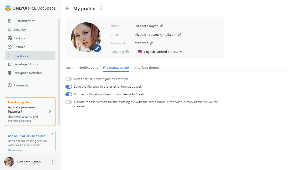 ONLYOFFICE DocSpace 2.0