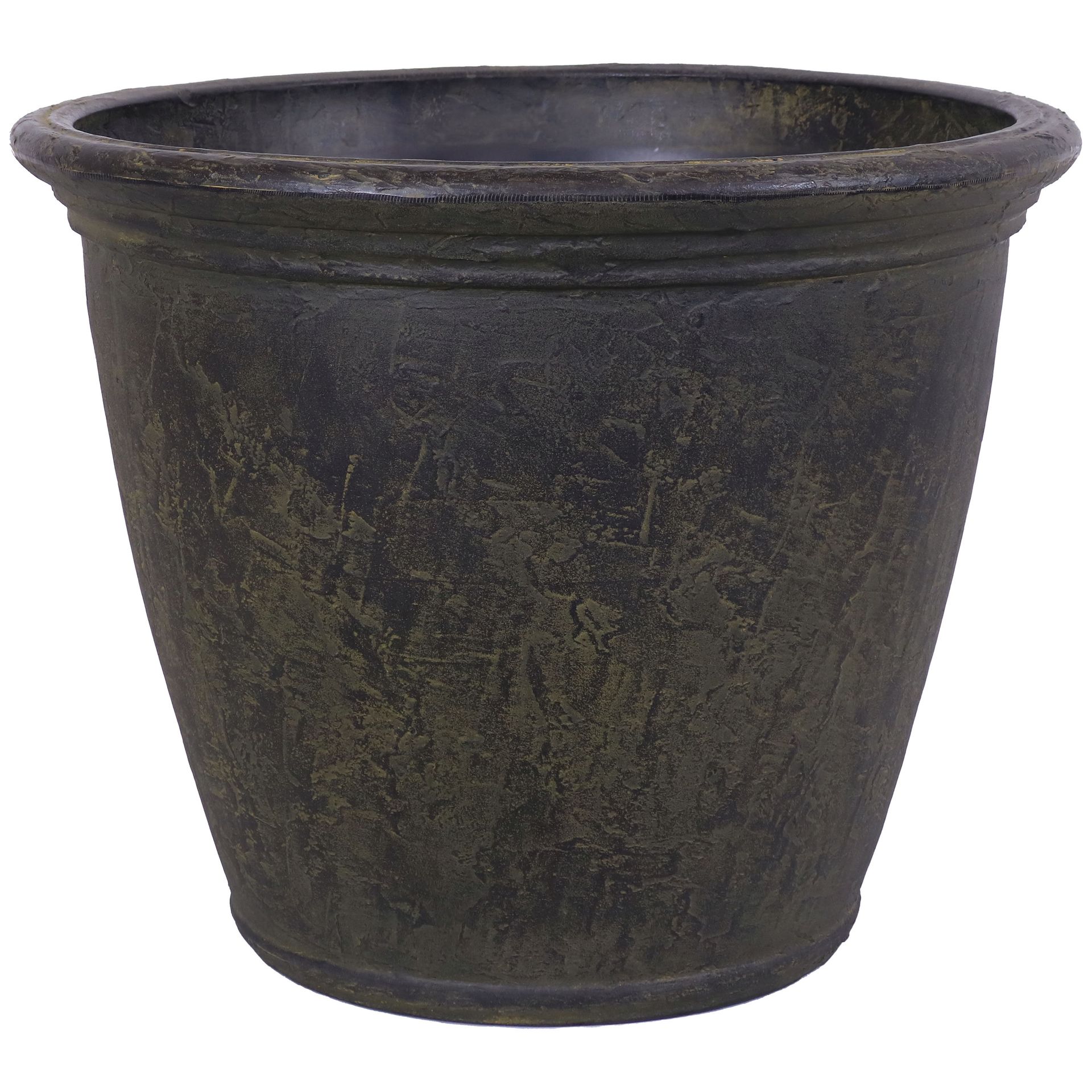 Blough 24" X 24" X 20" Round Polyresin Outdoor Planter Pot
