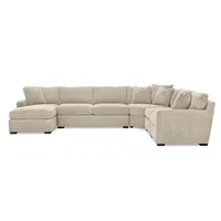Macy's, Radley, 5-Piece Fabric Chaise Sectional Sofa: was $4,225, now $2,179