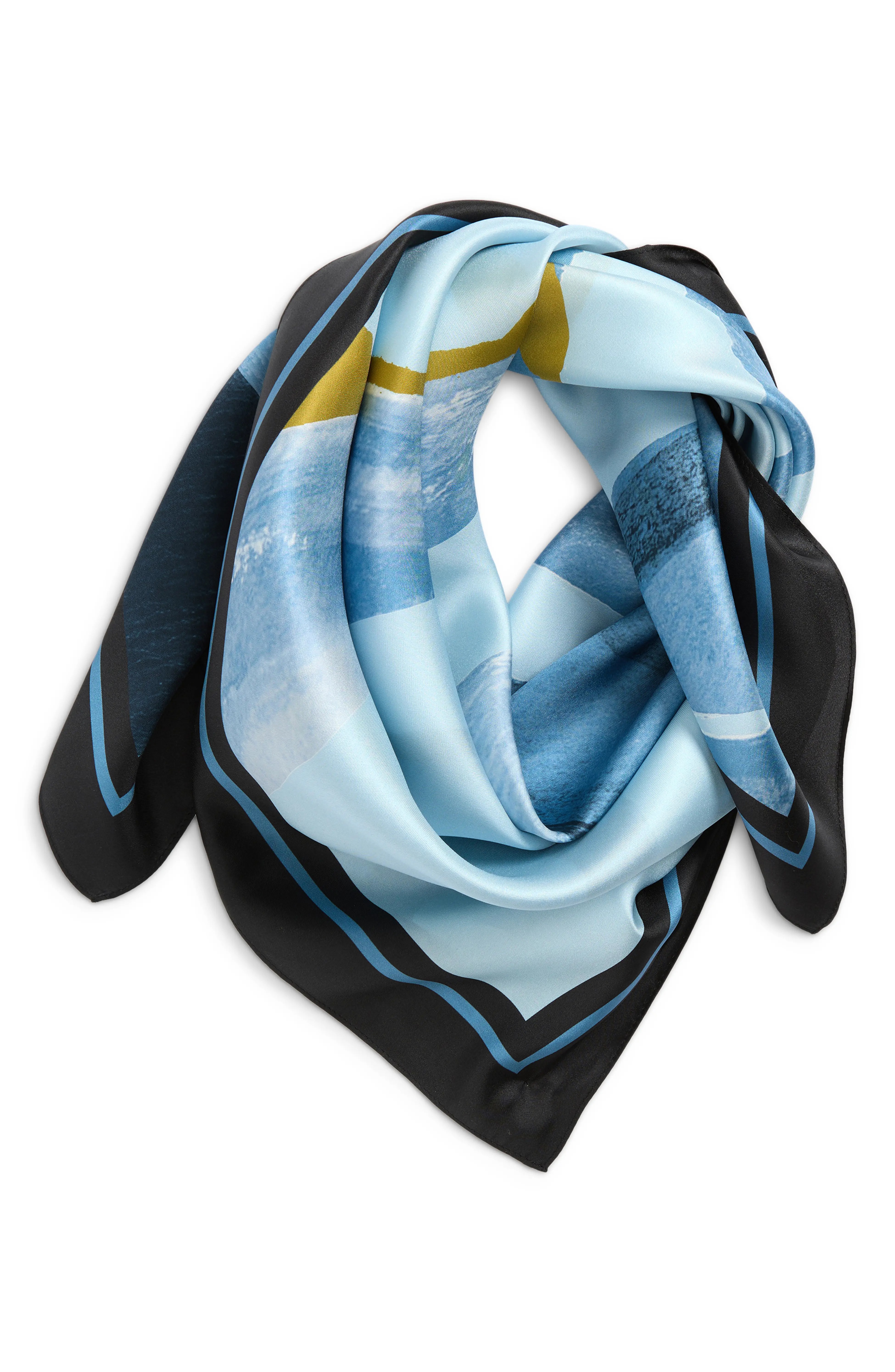 Nordstrom, Printed Square Silk Scarf