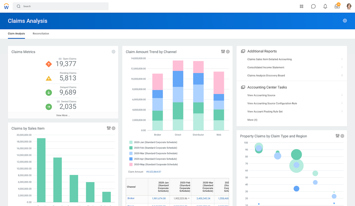 Workday Adaptive Planning platform interface