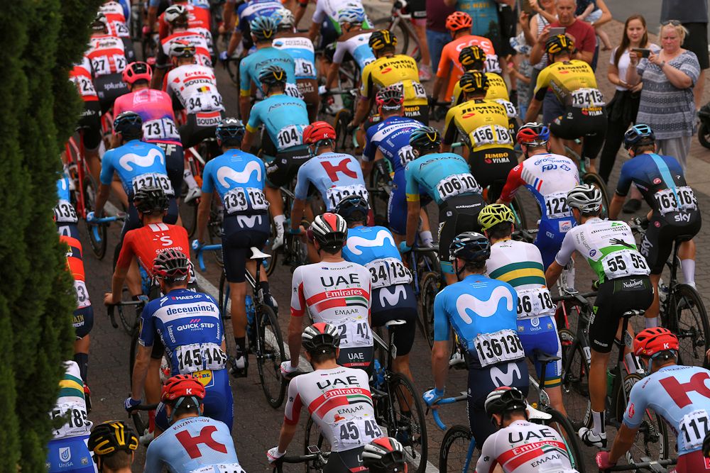 The 2019 Tour Down Under peloton