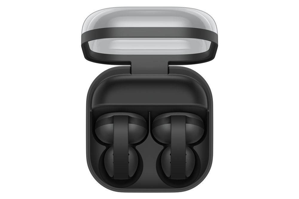 Samsung Galaxy Buds On in black