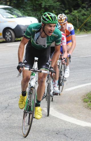 Christophe Kern chases Joaquin Rodriguez, Criterium du Dauphine 2011, stage six