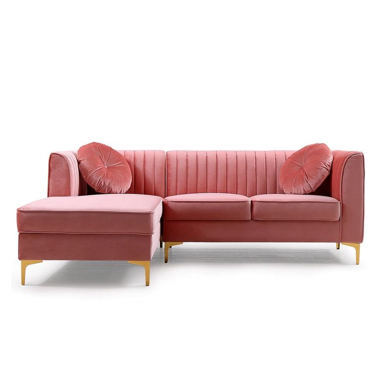 These 9 pink velvet couches are perfect for sinking into