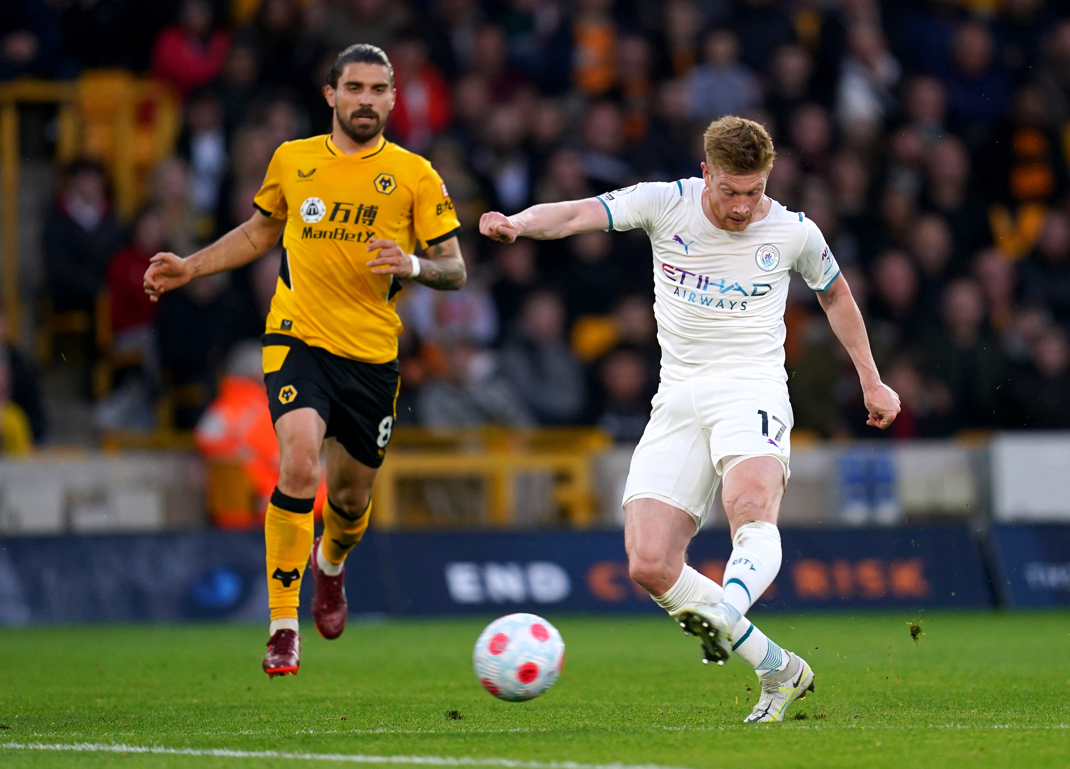 Kevin De Bruyne scored three times with his left foot