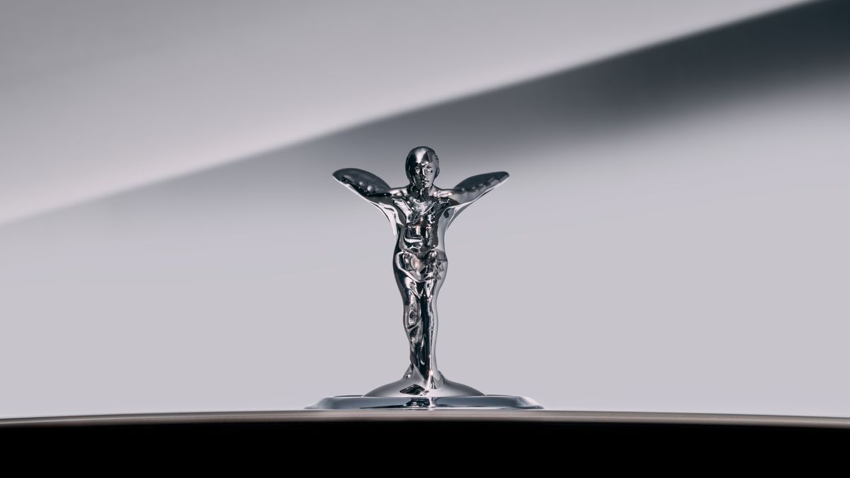 The new Spirit of Ecstasy for Roll&#039;s new EVs