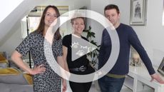 Real Homes Show presenters Laura Crombie and Jason Orme help homeowner Becki with plans for a loft conversion
