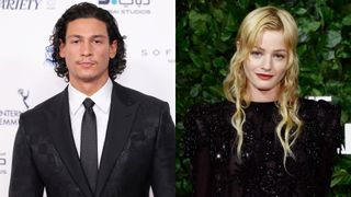 From left to right: Emilio Sakraya attends the 53rd International Emmy Awards at New York Hilton Midtown on November 24, 2025 in New York City. Esther McGregor attends the 2025 Gotham Television Awards at Cipriani Wall Street on June 02, 2025 in New York City. 