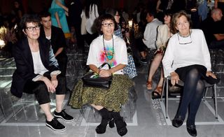 From left, Elizabeth Diller, Kazuyo Sejima and Cini Boeri