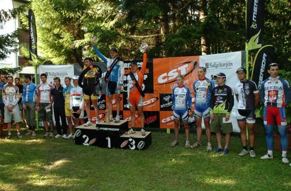 Elite men's podium