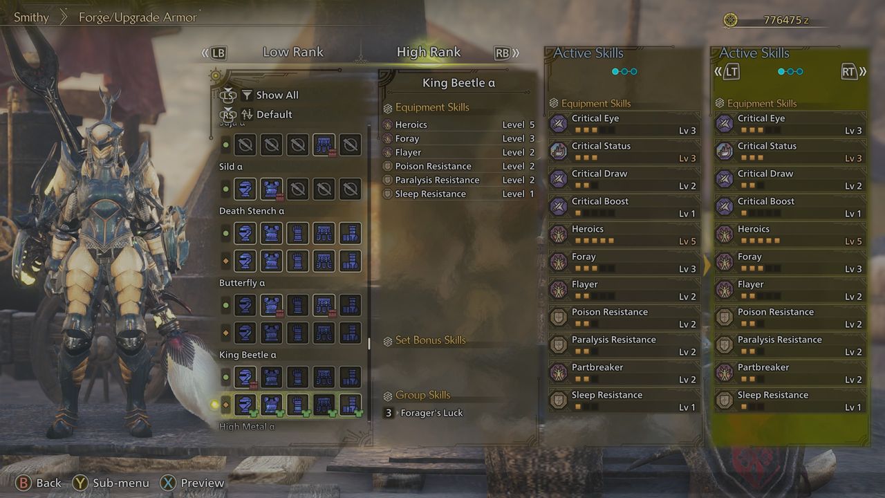 Monster Hunter Wilds secret armor - King Beetle set b