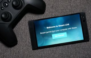 Steam Link running on a Razer Phone 2