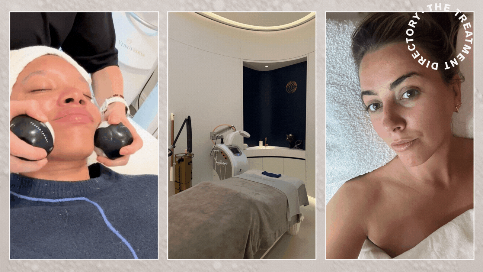 Imani and Shannon receiving the best facials in London