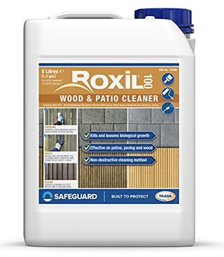 Roxil 100 Green Mould, Algae & Lichen Killer - 5l - Restore the Appearance of Your Patio, Deck, Fence or Paving