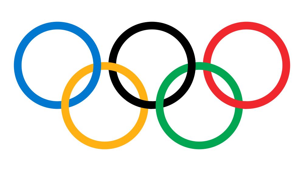 The Olympic rings design