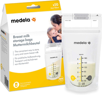 Medela Set of 180 ml Breast Milk Storage Bags - Pack of 50 £8.37 | £5.32 at Amazon (save 36%)