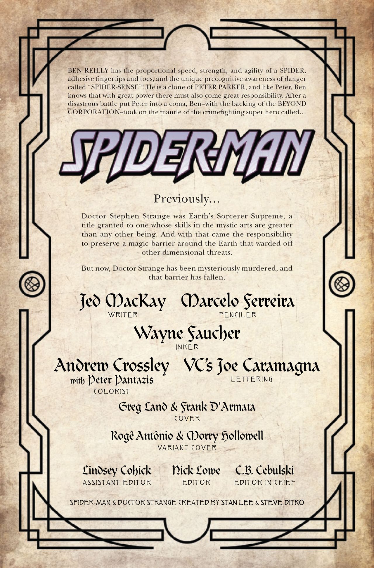 Death of Doctor Strange: Spider-Man #1