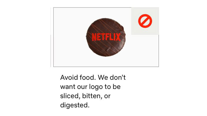 Netflix logo guideline