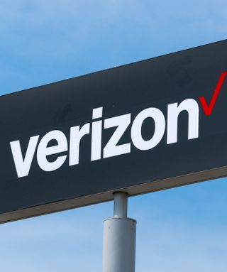 Verizon sign.