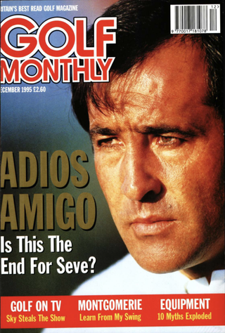 An old Golf Monthly front cover featuring Seve Ballesteros