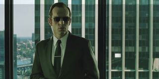 Hugo Weaving as Agent Smith in The Matrix