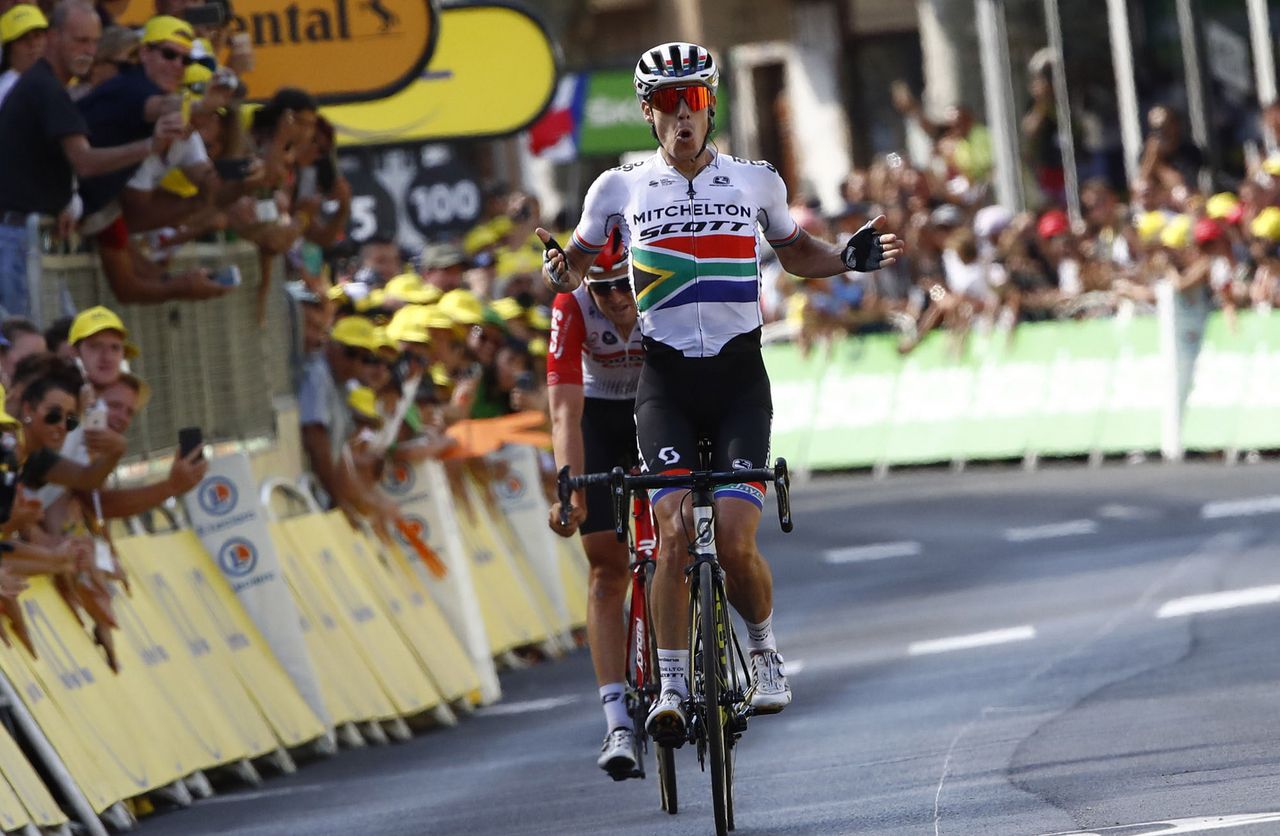 Daryl Impey (Mitchelton-Scott) wins stage 9 of the Tour de France