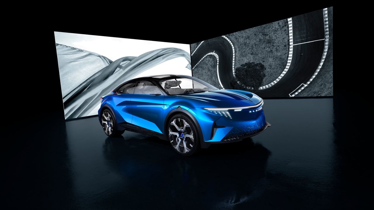 Alpine A390 β Concept, revealed at Paris Motor Show 2024