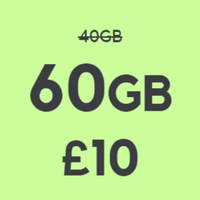 60GB data SIM only plan: now £10 at Smarty