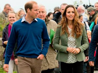 Prince William, Kate Middleton at a charity marathon