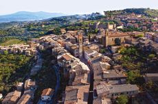 View over Montalcino travel