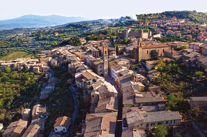 View over Montalcino travel