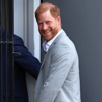 NOTTINGHAM, ENGLAND - SEPTEMBER 09: Prince Harry, Duke of Sussex arrives for a visit to the community recording studio in St. Anns on September 09, 2025 in Nottingham, England. (Photo by Cameron Smith/Getty Images)