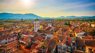The city of Lucca in Tuscany, Italy