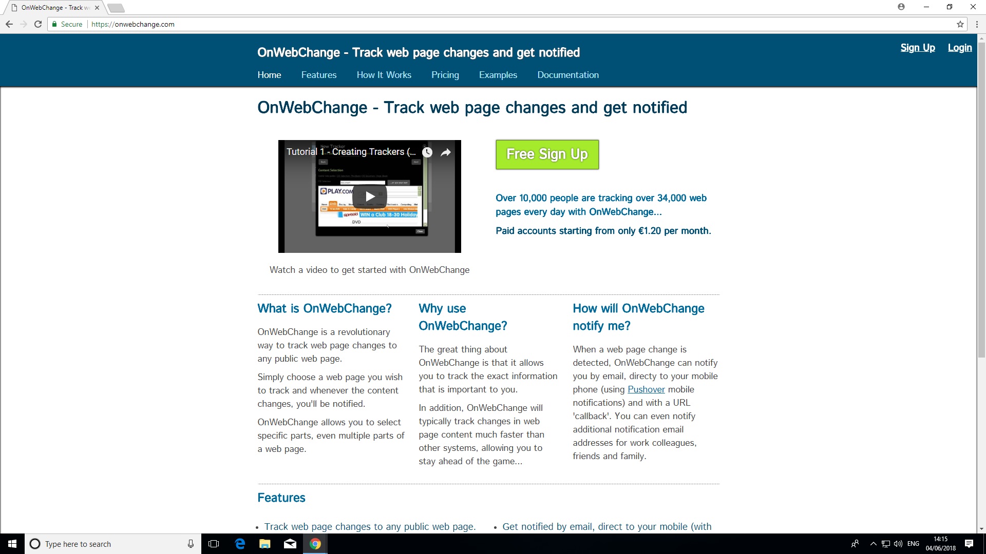 OnWebChange