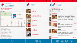 Domino's Pizza Windows Phone 8