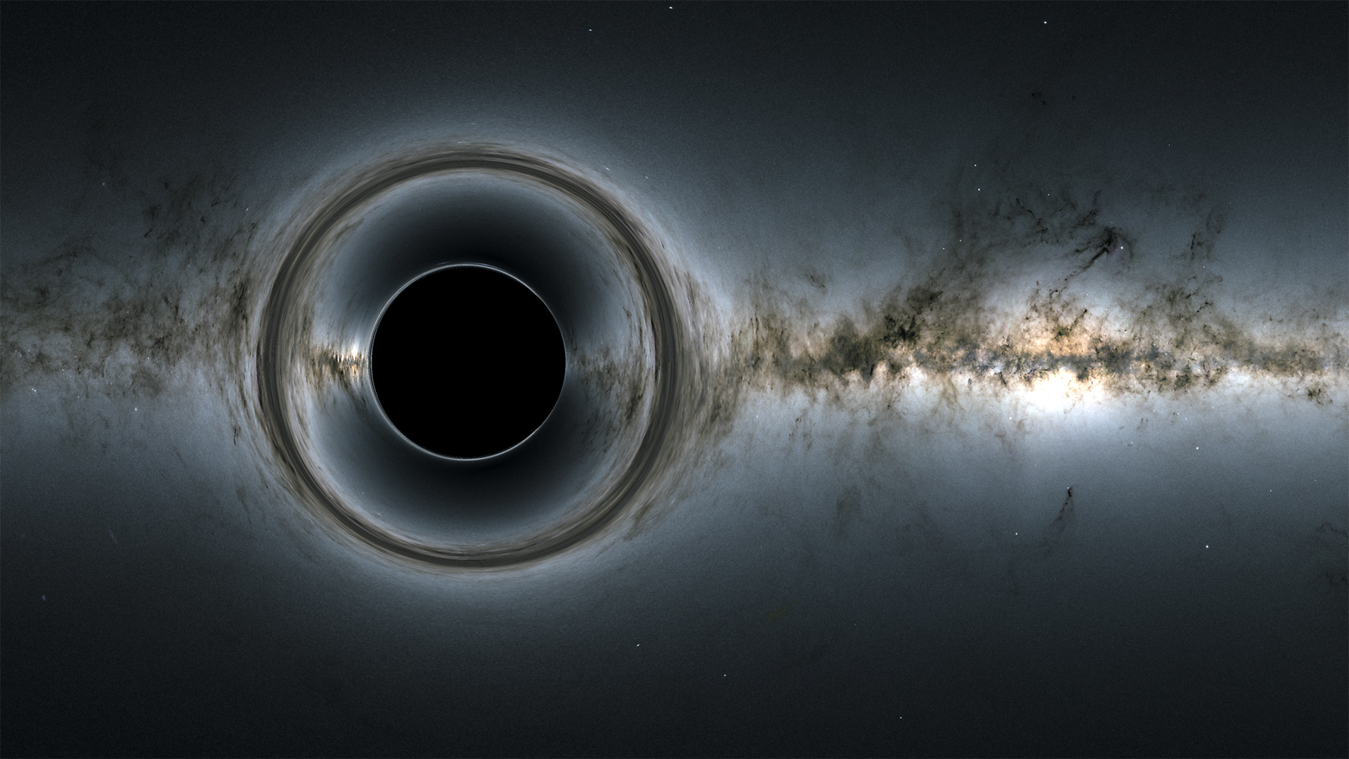 a black hole sucked in