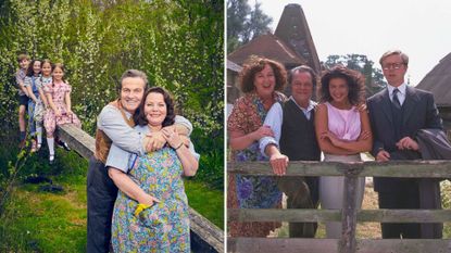 Where is the Larkins filmed? Kent is the principle location for the hit show, which stars Bradley Walsh and Joanna Scanlan