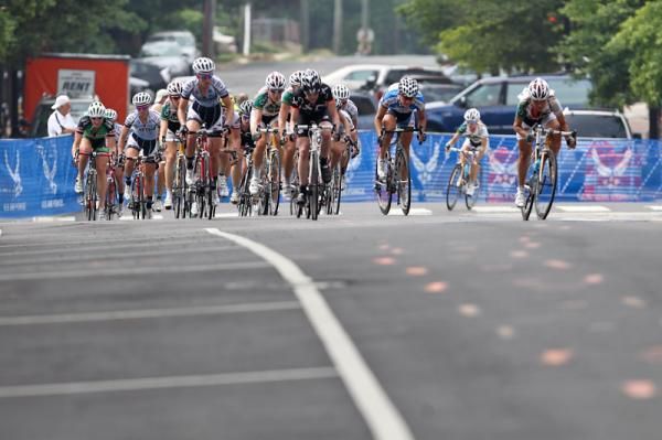 Another attack on the front of the women's field.