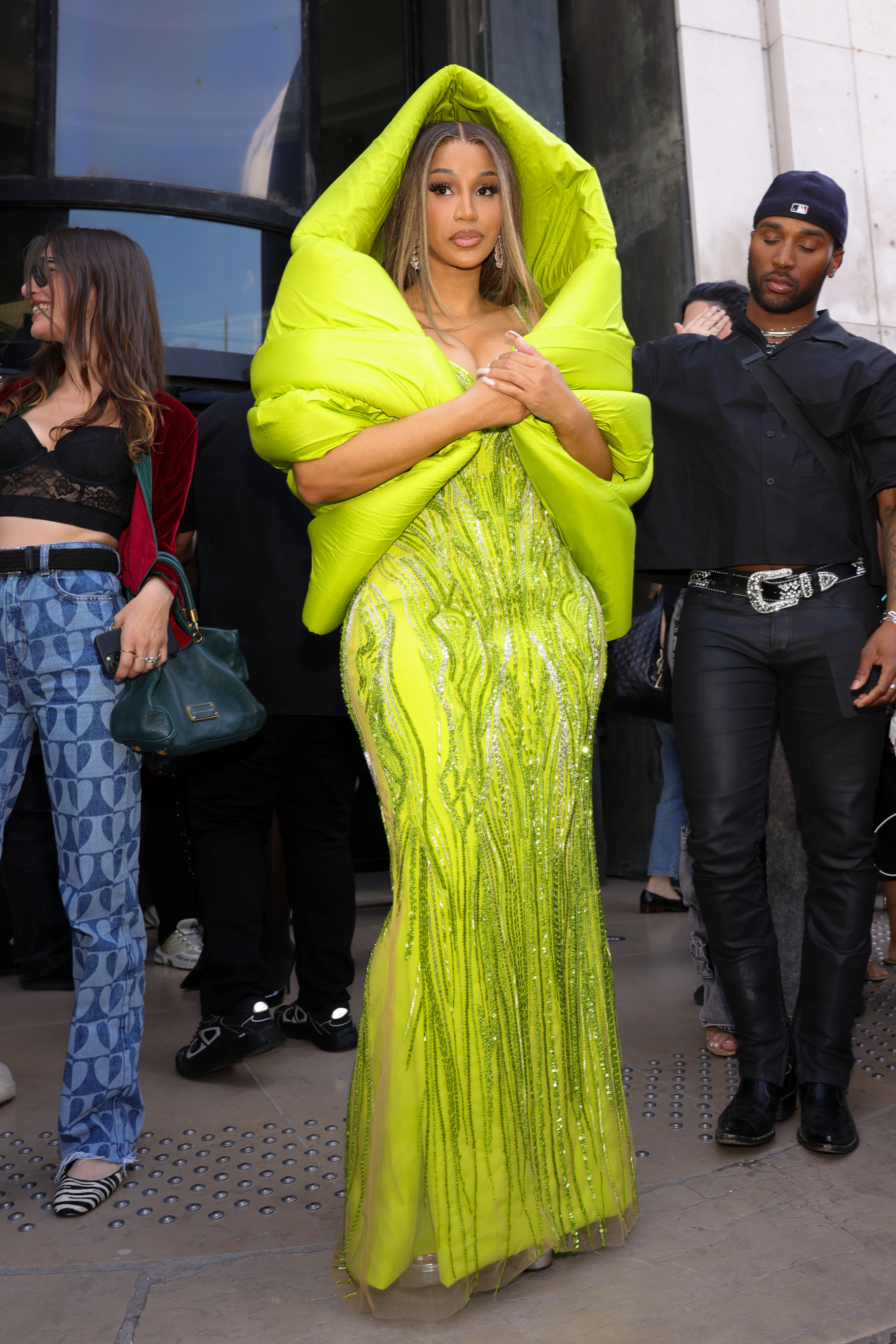 green - cardi b