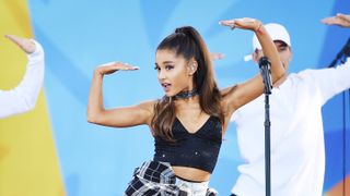 ariana grande performs during abc's "good morning america's" 2016 summer concert series
