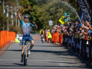 Life Time Grand Prix #7 - elite men - Alexey Vermeulen outduels Colby Simmons to win elite men's race at Big Sugar Gravel