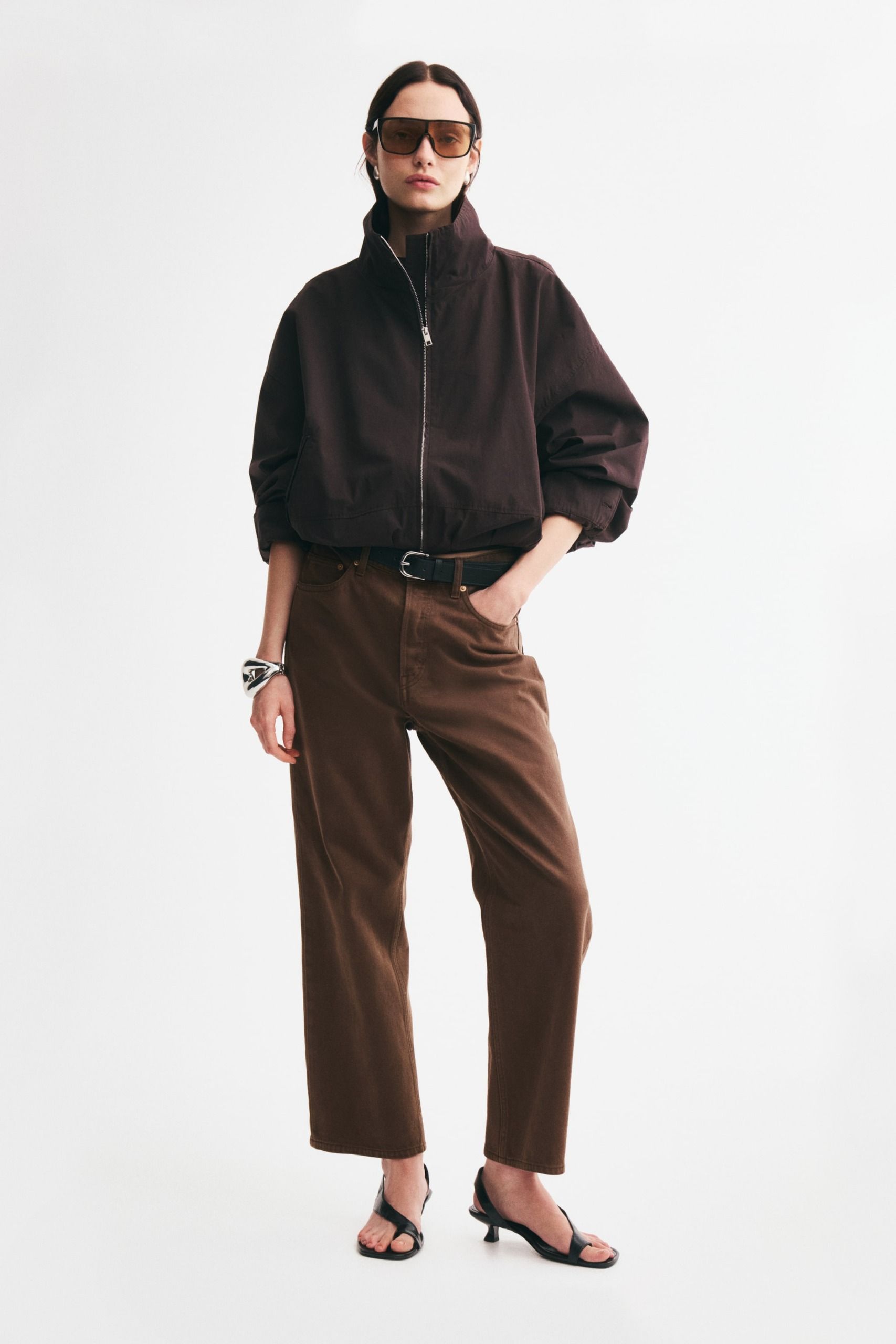 Straight High Waist Ankle Jeans