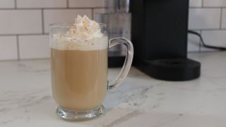 Dirty chai latte made with the Keurig K-Supreme SMART coffee maker