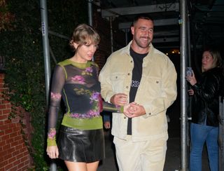 Taylor Swift and Travis Kelce spotted in New York City.