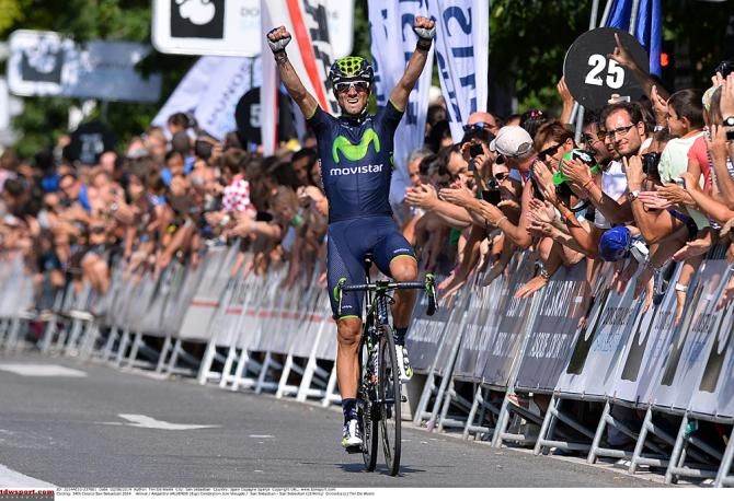 Alejandro Valverde (Movistar) wins Clasica San Sebastian