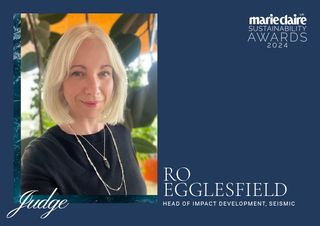 Marie Claire Sustainability Awards judges 2024 - Ro Egglesfield
